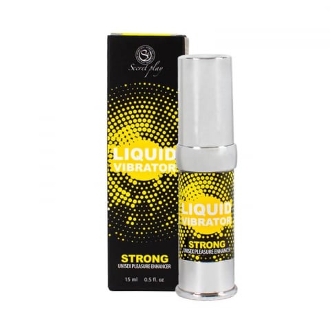 Stimulente Afrodiziace - Vibrator Lichid Secretplay Liquid Vibrator Stimulator Unisex Strong 15 ml