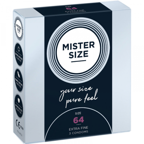 Prezervative MISTER SIZE - CONDOMS SIZE XXL 64 MM 3 buc [1]