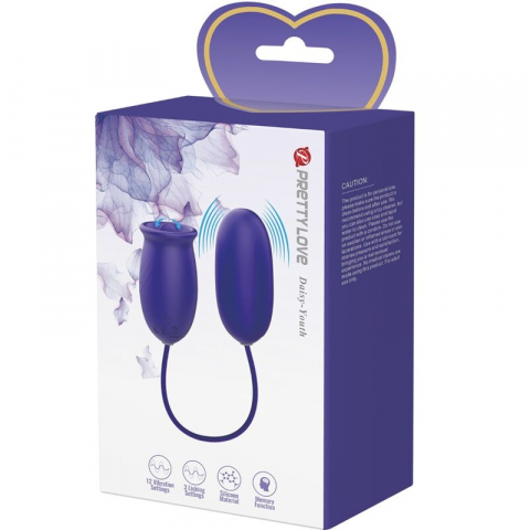Vibrator Ou Pretty Love Daisy Youth Violet Rechargeable Vibrator Stimulator [3]