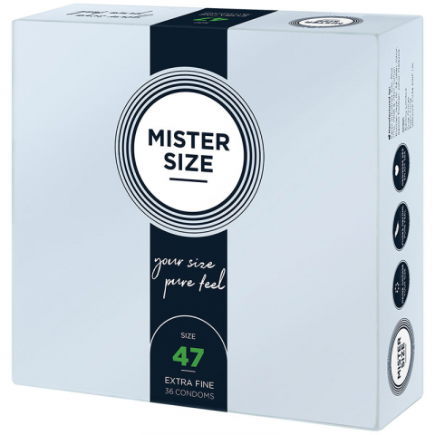 Prezervative - Prezervative Mister Size XS 47 mm 36 buc