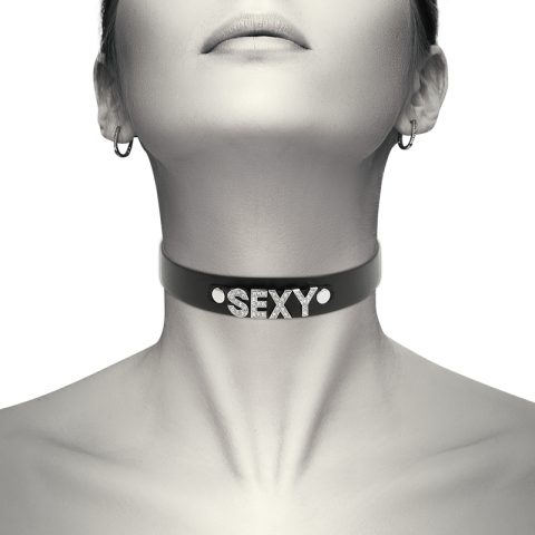 Colier Coquette Chic Desire Sexy Vegan Leather Choker [5]