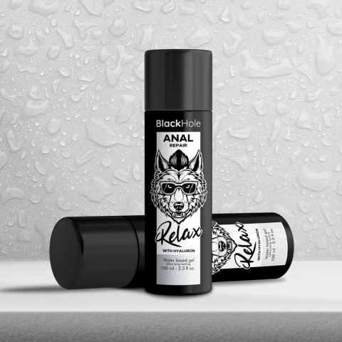 Lubrifiant Anal Acid Hialuronic Black Hole Anal Repair Water Based Relax With Hyaluron 100 ml [2]