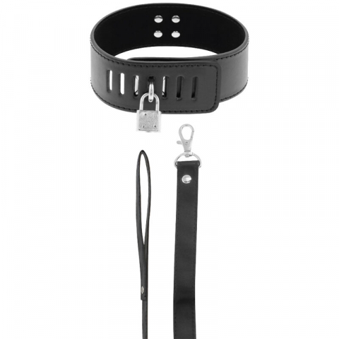Zgarda Darkness BDSM Collar With Black Lock [4]