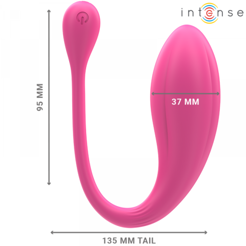 Vibrator Intense Janice u vibrator double stimulation 10 vibrations pink remote control [3]
