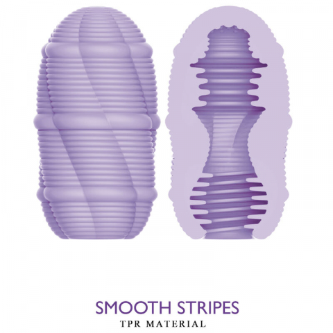 Masturbator Barbati Ou Pretty Love Smooth Stripes Cupid Masturbator Egg [2]