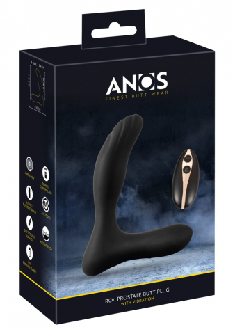 Vibrator Anal ANOS RC Prostate Plug with Vibration [12]
