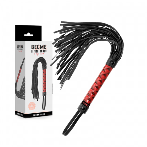 Bondage BDSM - Bici Begme Red Edition Vegan Leather Flogger