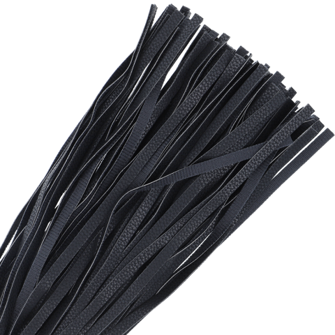 Bici Darkness Black Bondage Whip 42cm Leather [2]