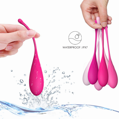 Bile Vaginale Kegel - Bile Kegel Leslie Kegel Fit Pelvic Muscle Training Set 6 Weights