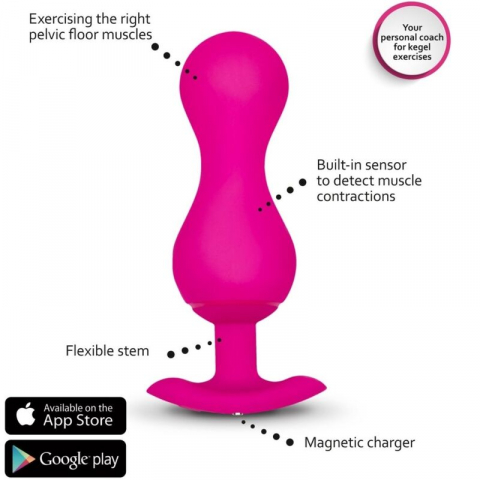 Bile Kegel G-vibe Gballs 3 Kegel Balls With App [4]
