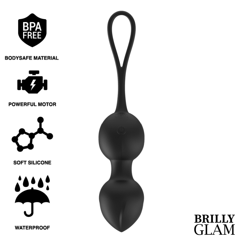 Bile Vaginale Kegel - Bile Kegel Brilly Glam Vibrating Kegel Beads Remote Control