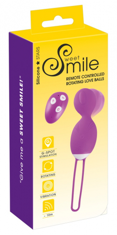 Bile Vaginale Kegel Femei Intarire Muschi Pelvini Sweet Smile Remote Controlled Rotating Love Ball [8]