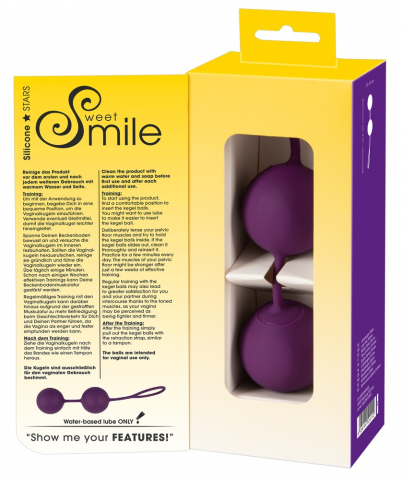 Bile Vaginale Kegel Femei Intarire Muschi Pelvini Sweet Smile Love Balls XXL 200g [4]