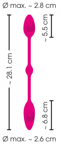 Bile Vaginale Kegel Femei Intarire Muschi Pelvini Sweet Smile RC Double Pleasure Love Balls [12]