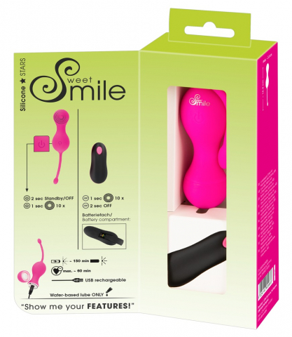 Bile Vaginale Kegel Femei Intarire Muschi Pelvini Sweet Smile Vibrating Love Balls [9]