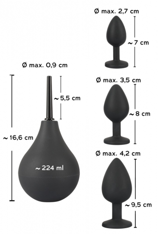 Set Anal Black Velvets Anal Kit [6]