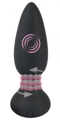 Plug Anal Black Velvets Remote controlled rotating & vibrating plug [5]