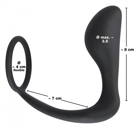 Plug Anal Black Velvets Ring & plug [7]