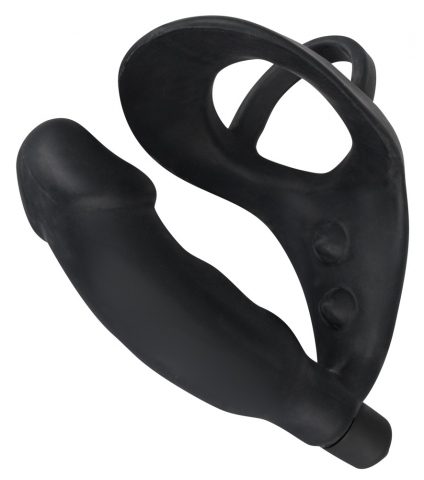 Vibrator Anal Black Velvets Ring & Vibro Plug [4]