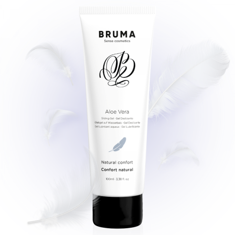 Lubrifiant Baza Apa Bruma - aloe vera sliding gel natural confort 100 ml [6]