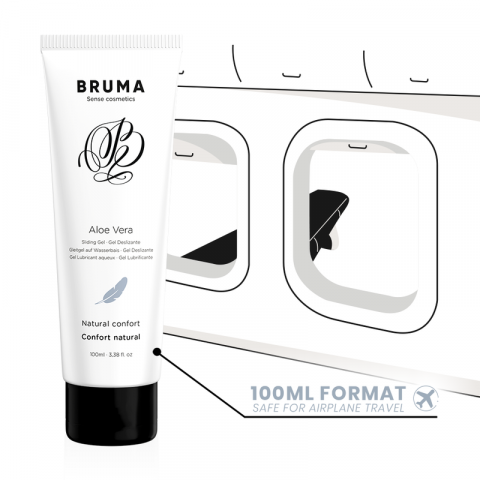 Lubrifiant Baza Apa Bruma - aloe vera sliding gel natural confort 100 ml [3]