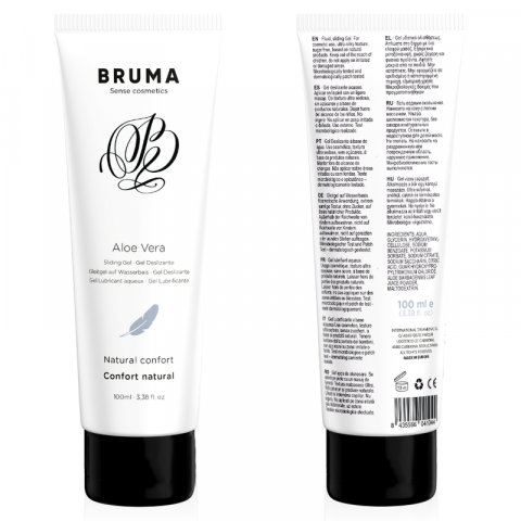 Lubrifiant Baza Apa Bruma - aloe vera sliding gel natural confort 100 ml [1]