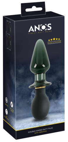 Butt Plug Anos Double-ended with Vibration [9]