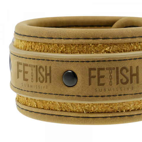 Catuse Fetish Submissive Origen Vegan Leather Ankle Cuffs With Neoprene Lining [3]