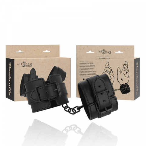 Bondage BDSM - Catuse Intense Fetish Vegan Leather Handcuffs