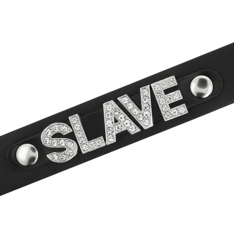 Colier Coquette Chic Desire Slave Vegan Leather Choker [4]