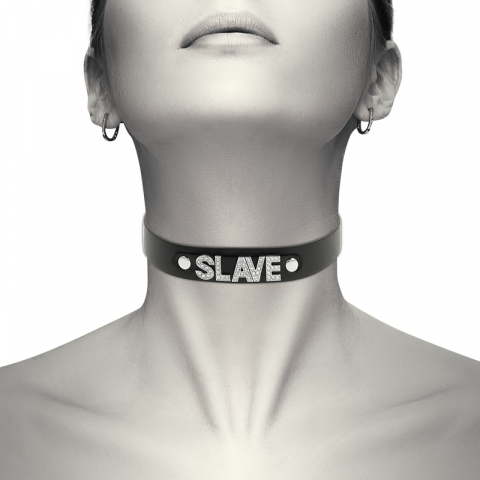 Colier Coquette Chic Desire Slave Vegan Leather Choker [5]