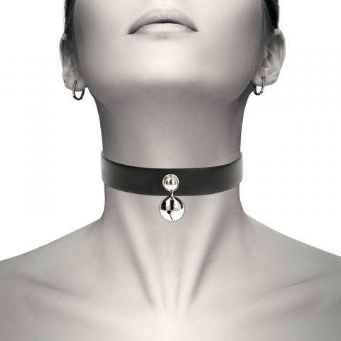 Colier Coquette Chic Desire Vegan Leather Necklace Woman Rattle Accessory [2]