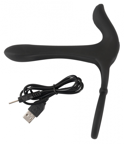 Inel Vibrator Penis Testicule Barbati Black Velvets Couple´s Vibrator [8]