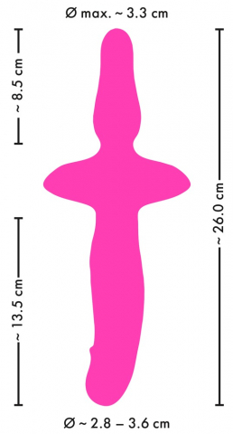 Vibrator Cuplu Couples Choice 2in1 Vibrator Butt Plug [8]