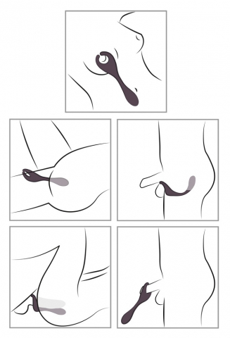 Vibrator Cuplu Couples Choice Remote Controlled Couple's Vibrator [12]