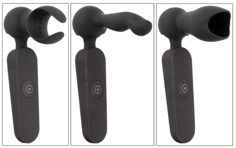 Set Vibrator Couples Choice Wand Vibrator with 3 Attachments [2]