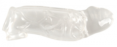 Inel Testicule Crystal Penis Sleeve With Extension + Ball Ring [1]