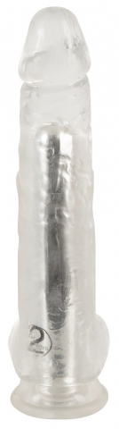 Vibrator Transparent Crystal Vibrator with a Suction Cup [2]