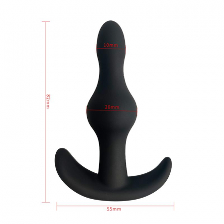 Buttplug Dildo Anal Latetobed Deen Silicone Butt Plug Anchor Base 8 cm [2]
