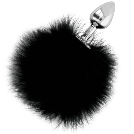 Jucarii sex anal - Buttplug Dildo Anal Darkness Extra Feek Bunny Tail Butt Plug 7cm