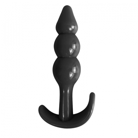 Jucarii sex anal - Buttplug Dildo Anal Latetobed Gevil Anchor Butt Plug Black 11 cm