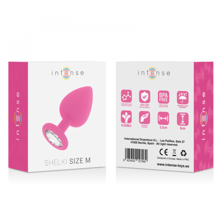 Buttplug Dildo Anal Intense Shelki Butt Plug Anal Pink M [4]