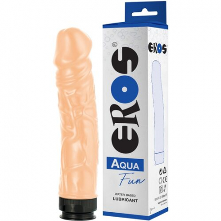 Dildo Realist - Dildo Eros Aqua Fun Waterbased Lubricant 21 cm