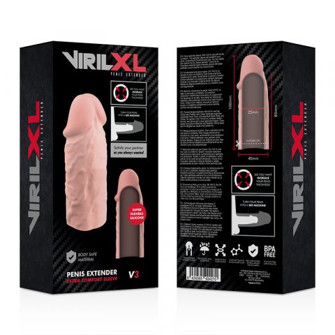 Prelungitor Penis Virilxl Liquid Silicone V3 Natural Penis Extension [8]