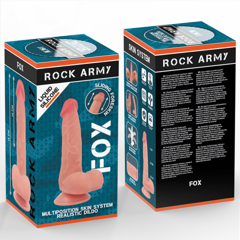 Dildo Realist Rockarmy Liquid silicone fox 19 cm [5]