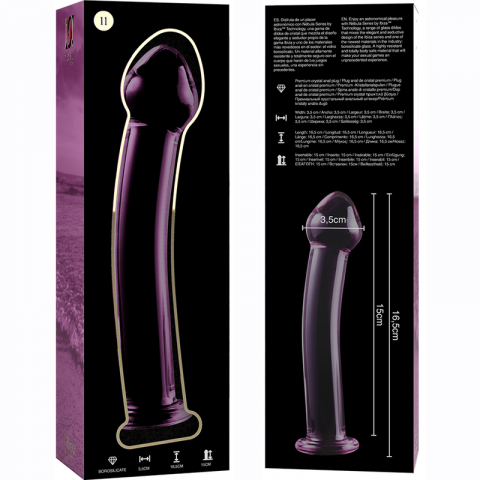 Dildo Sticla NEBULA SERIES BY IBIZA Model 11 dildo borosilicate glass 16 cm [5]