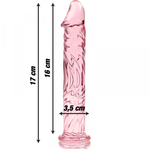 Dildo Realist - Dildo Sticla NEBULA SERIES BY IBIZA Model 12 dildo borosilicate glass 17 cm