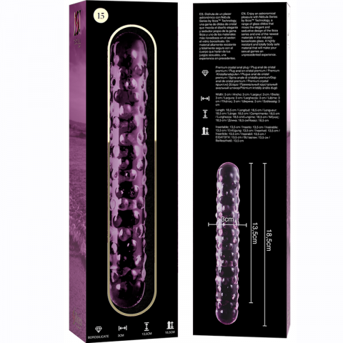 Dildo Sticla NEBULA SERIES BY IBIZA Model 15 dildo borosilicate glass 18.5 cm [3]