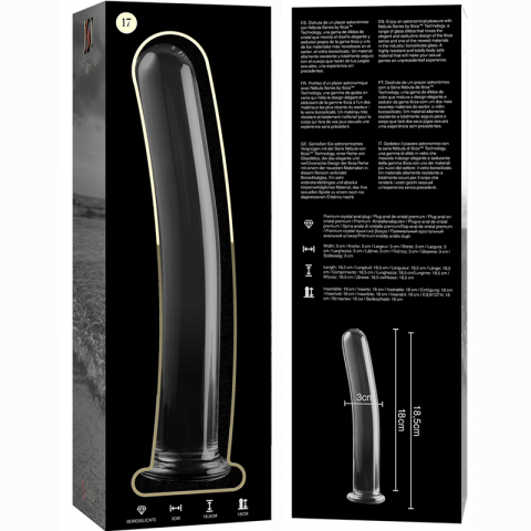 Dildo Sticla NEBULA SERIES BY IBIZA Model 17 dildo borosilicate glass 18.5 cm [5]
