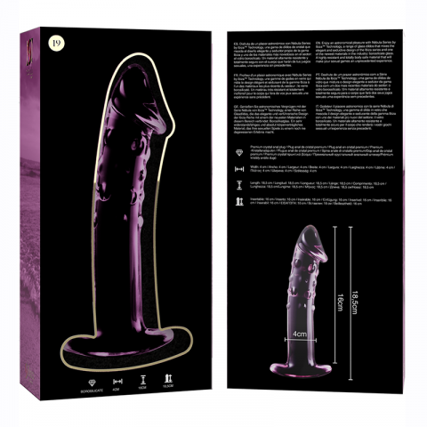 Dildo Sticla NEBULA SERIES BY IBIZA Model 19 dildo borosilicate glass 18.5 cm [2]